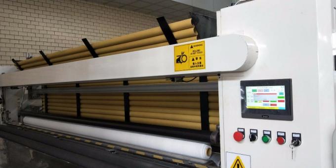 PLC Wallboard Rewinding Máy làm khăn giấy vệ sinh 7,5KW 2 chân đế 6