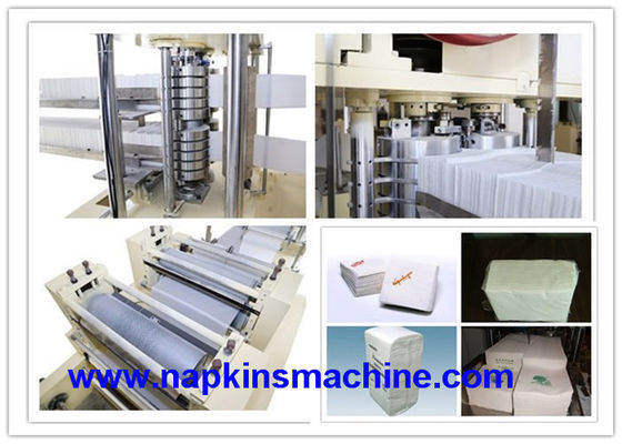 2200 Tờ / Máy dập nổi khăn ăn gấp 2 lớp tối thiểu