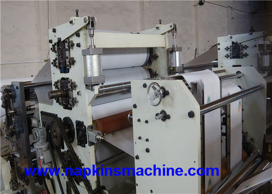 Máy in khăn giấy CE hai dòng, Máy in khăn ăn kỹ thuật số 3000 chiếc / phút