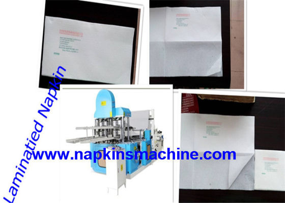 Máy in khăn giấy CE hai dòng, Máy in khăn ăn kỹ thuật số 3000 chiếc / phút