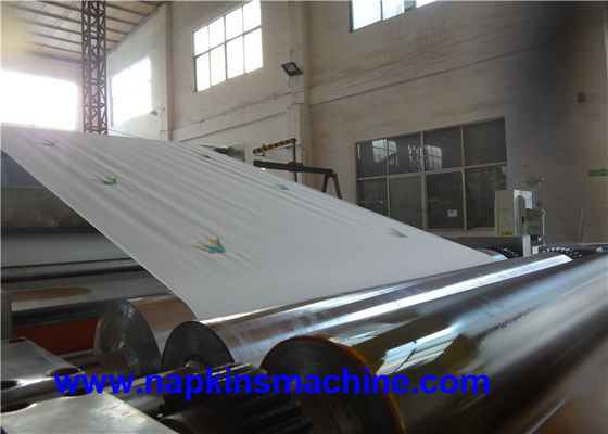 Máy in khăn ăn PLC Siemens, Máy in khăn ăn kỹ thuật số 1200 chiếc / phút