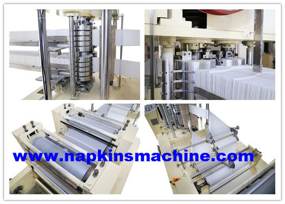 Máy gấp khăn ăn 2 lớp nhiều lớp, 2200 tờ / Min giấy gấp