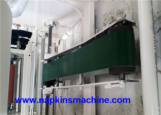 Máy sản xuất khăn ăn gấp 1000 chiếc / tối thiểu 400mm Chiều rộng 1/2