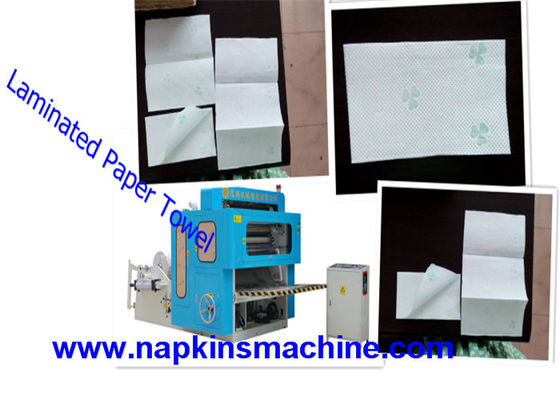 Máy làm khăn giấy dập nổi cán màng gấp CE N
