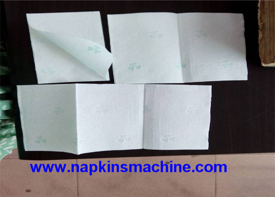 Máy làm khăn giấy dập nổi cán màng gấp CE N