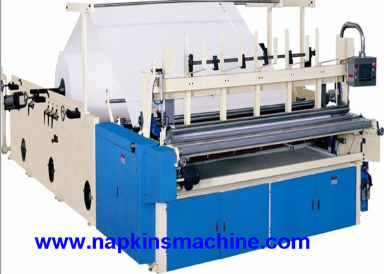 Máy làm cuộn vệ sinh tái chế kích thước 500mm CE Rewinding