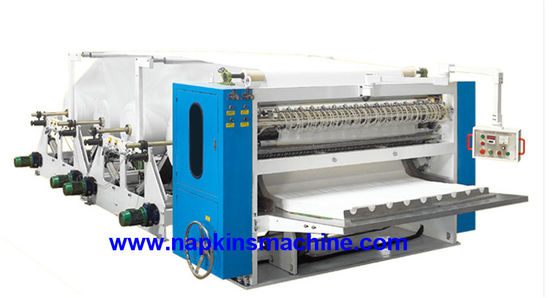 Dây chuyền sản xuất khăn giấy có chiều rộng PLC V Fold 1260mm