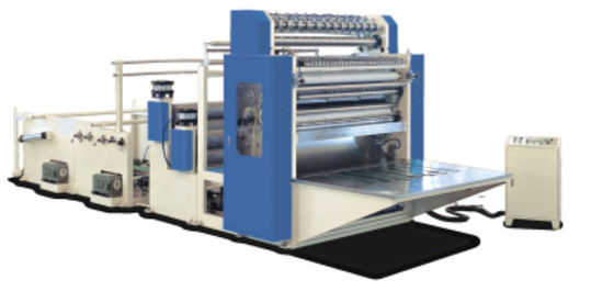 Máy móc giấy gấp V gấp 380V được chứng nhận CE