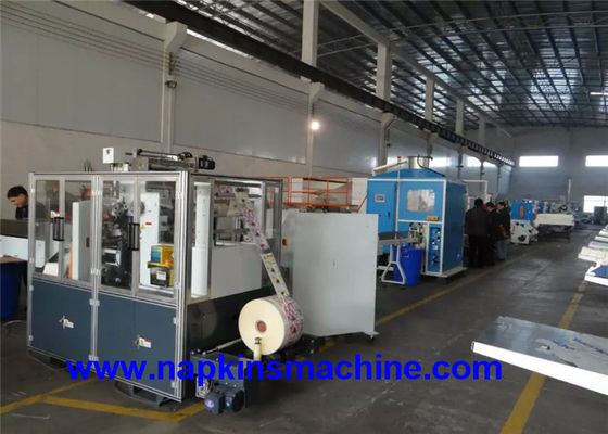 Máy làm khăn giấy mặt 600mm chiều rộng 900 tờ / làn