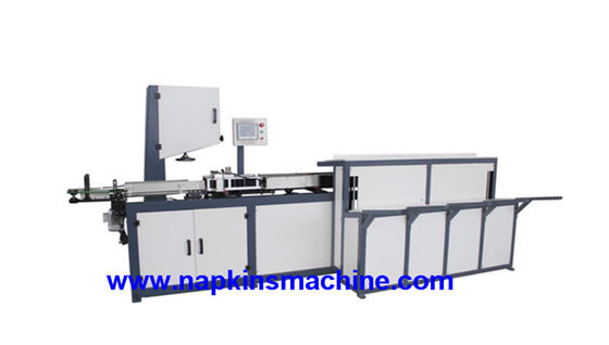 Máy cắt giấy vệ sinh băng tần hoàn toàn tự động Máy cắt cuộn Jumbo 60-100 vết cắt / phút