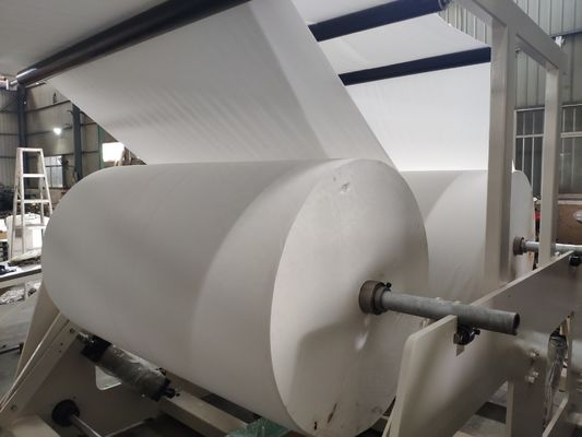 Máy cuộn giấy vệ sinh 380V 2 lớp 1400mm
