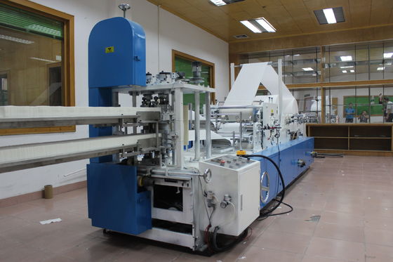 Máy gấp khăn ăn in màu 5,5KW 2 tầng