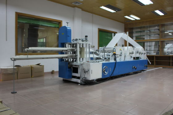 Máy gấp khăn ăn in màu 5,5KW 2 tầng