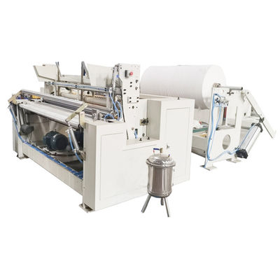 Máy làm cuộn vệ sinh HMI Rewinder khí nén 500m / phút
