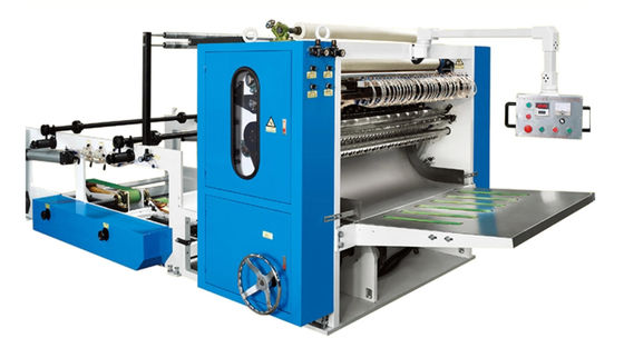 Dây chuyền sản xuất khăn giấy 11KW bản vẽ mềm 4800 tờ / phút Interfold