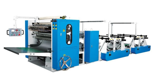 Dây chuyền sản xuất giấy lau mặt JOG 7,5KW với máy móc đóng gói