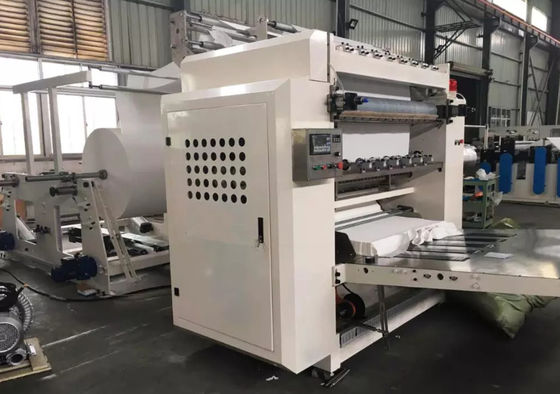 PLC 1200sheet / phút Máy làm khăn tay AC380V với dây chuyền đầy đủ