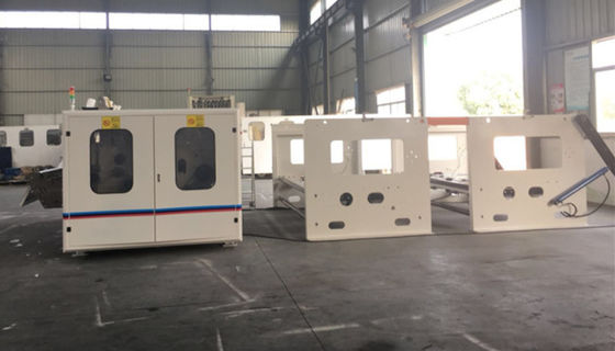 PLC Wallboard Rewinding Máy làm khăn giấy vệ sinh 7,5KW 2 chân đế