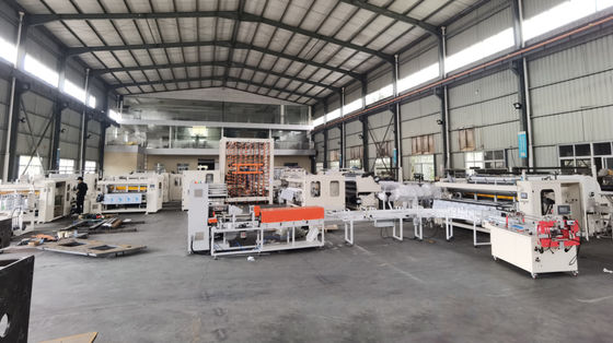 Máy cuộn giấy vệ sinh 11KW chiều rộng 3500mm 400m / phút có gói